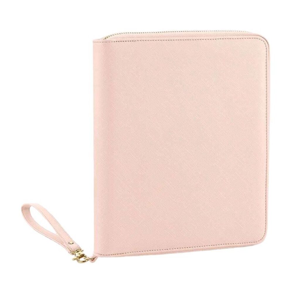 BagBase Faux Leather Boutique Travel/Tech Organizer / Soft Pink